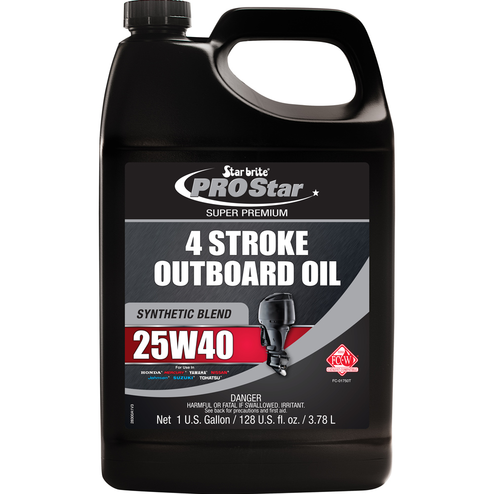 Starbrite olio motore sintetico super premium a 4 tempi 25w40 3800 ml foto 1