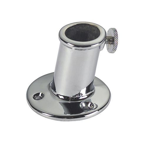 Foresti e suardi supporto per asta bandiera in ottone cromato 20mm foto 1