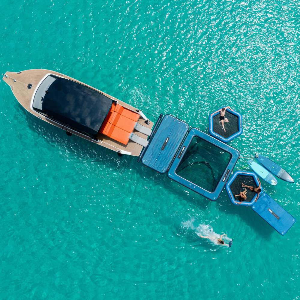 Jobe Infinity Island piattaforma gonfiabile con pompa 4