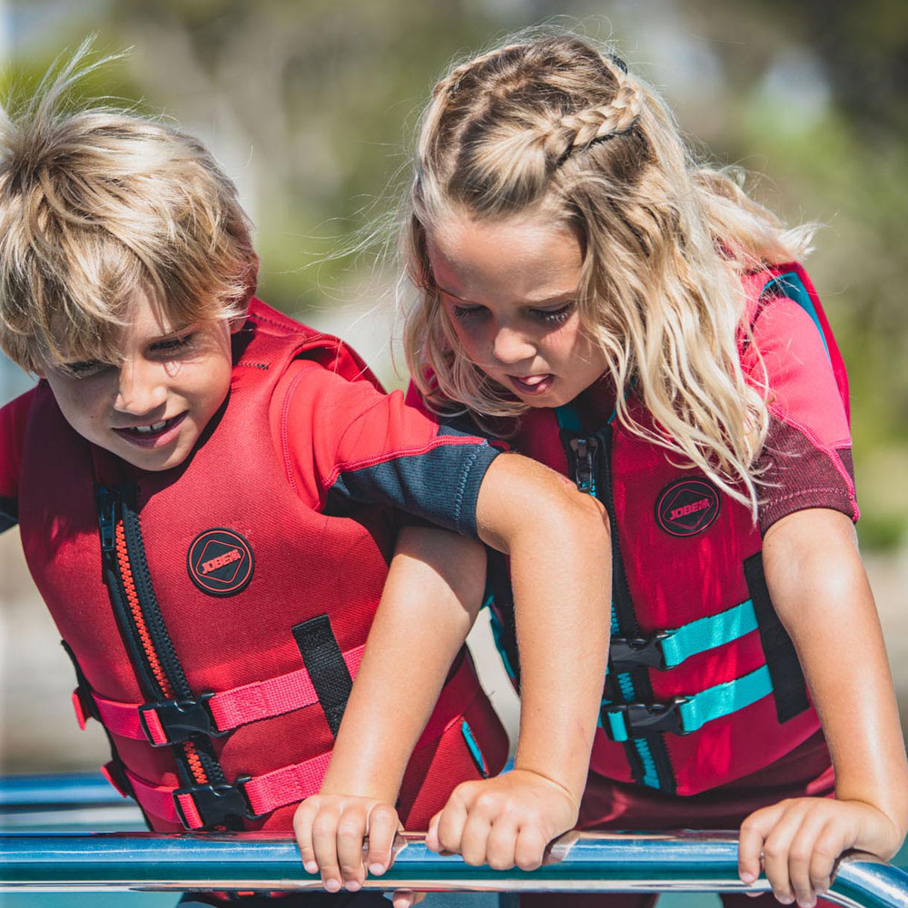 Jobe Boston shorty 2mm muta da bambini rosso 4