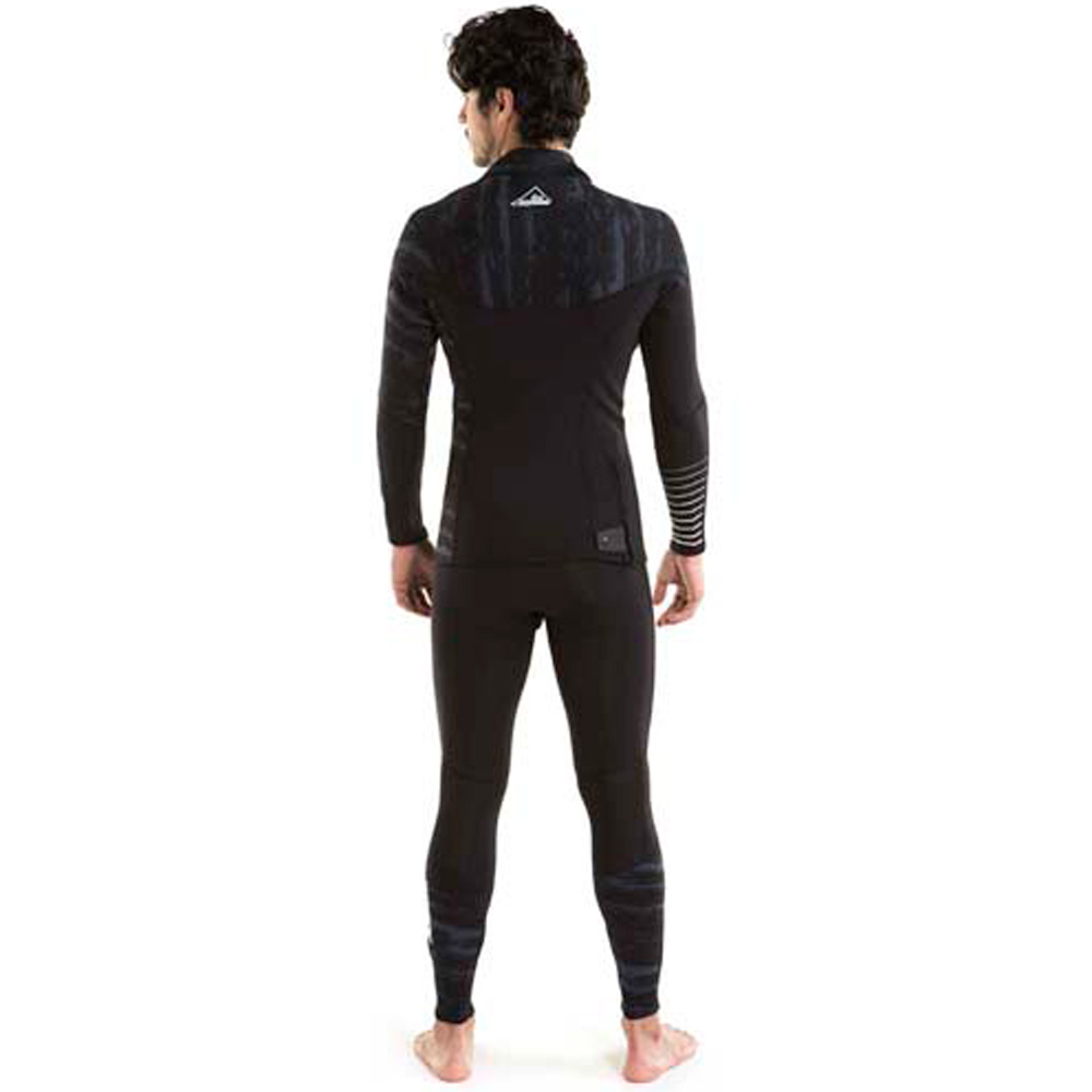 toronto giubbotto a getto 2mm zip laterale nero