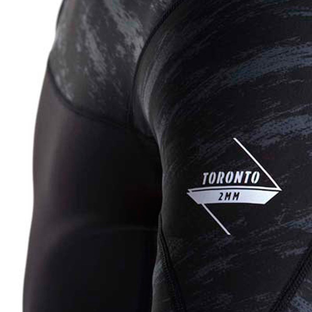 Jobe toronto giubbotto a getto 2mm zip laterale nero 4