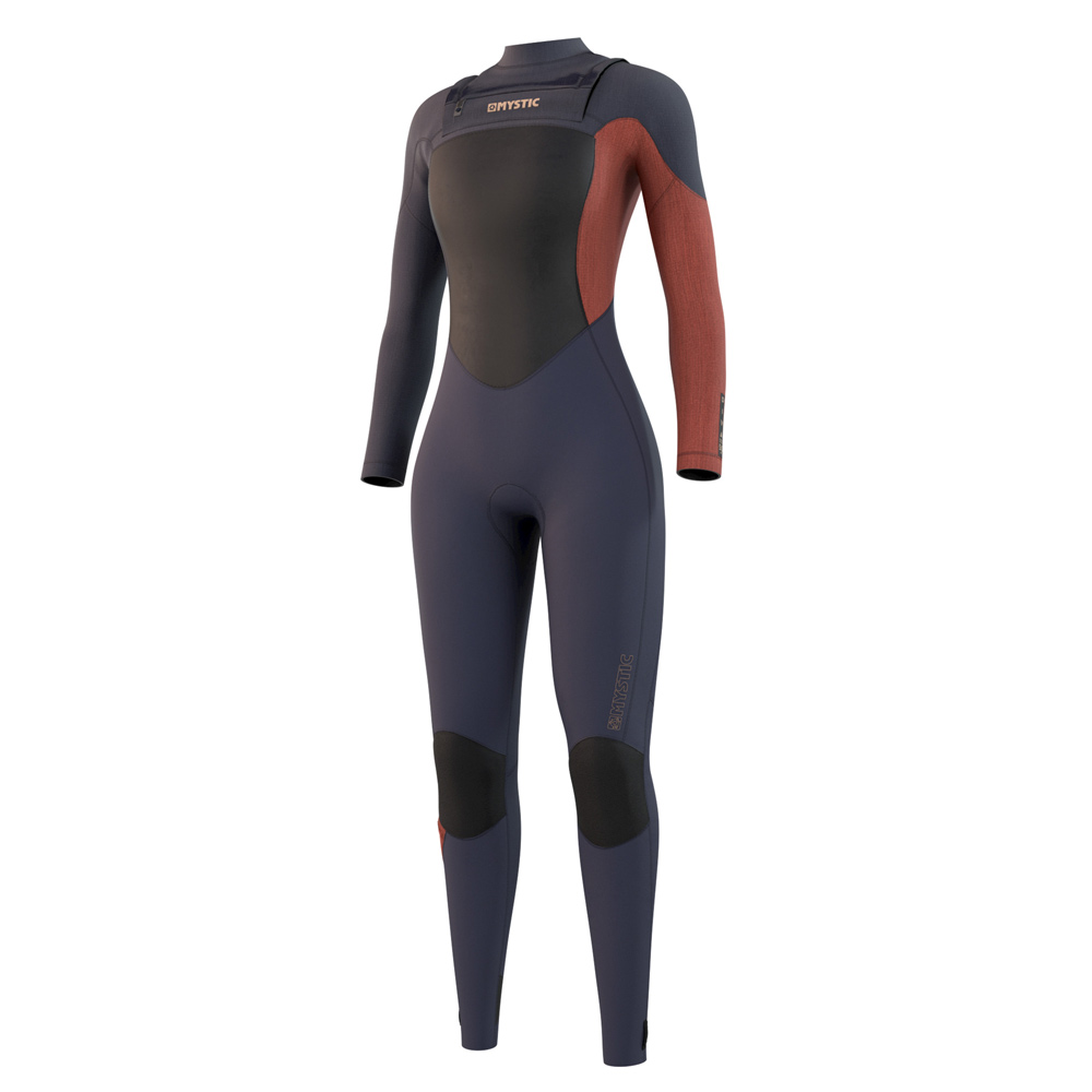 Mystic Diva Fullsuit 3/2mm doppia zip sul petto donna blu notte foto 1