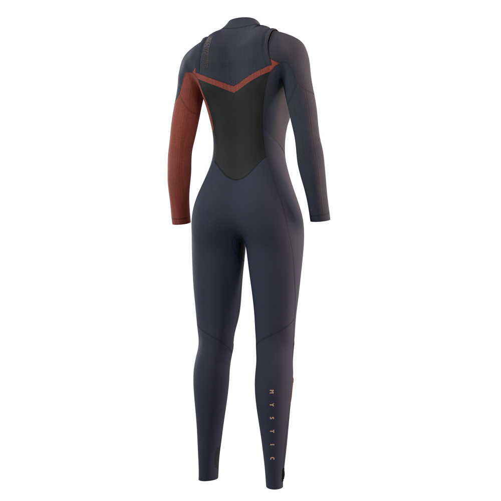 Mystic Diva Fullsuit 3/2mm doppia zip sul petto donna blu notte 2