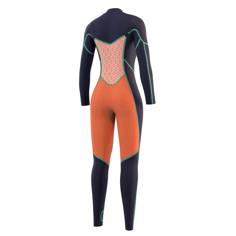 Mystic Diva Fullsuit 3/2mm doppia zip sul petto donna blu notte 4