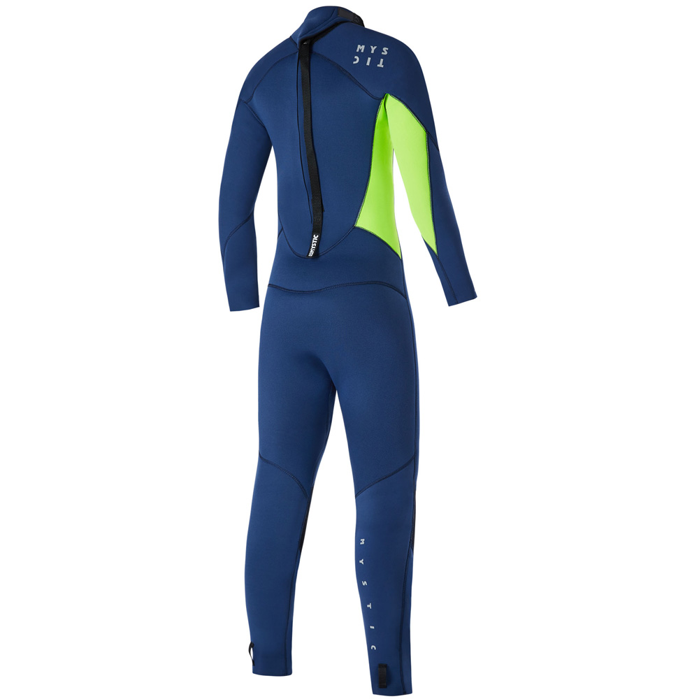 Star fullsuit 4/5mm muta adolescente blu notte con cerniera posteriore
