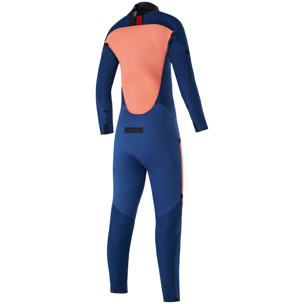 Mystic Star fullsuit 4/5mm muta adolescente blu notte con cerniera posteriore 4
