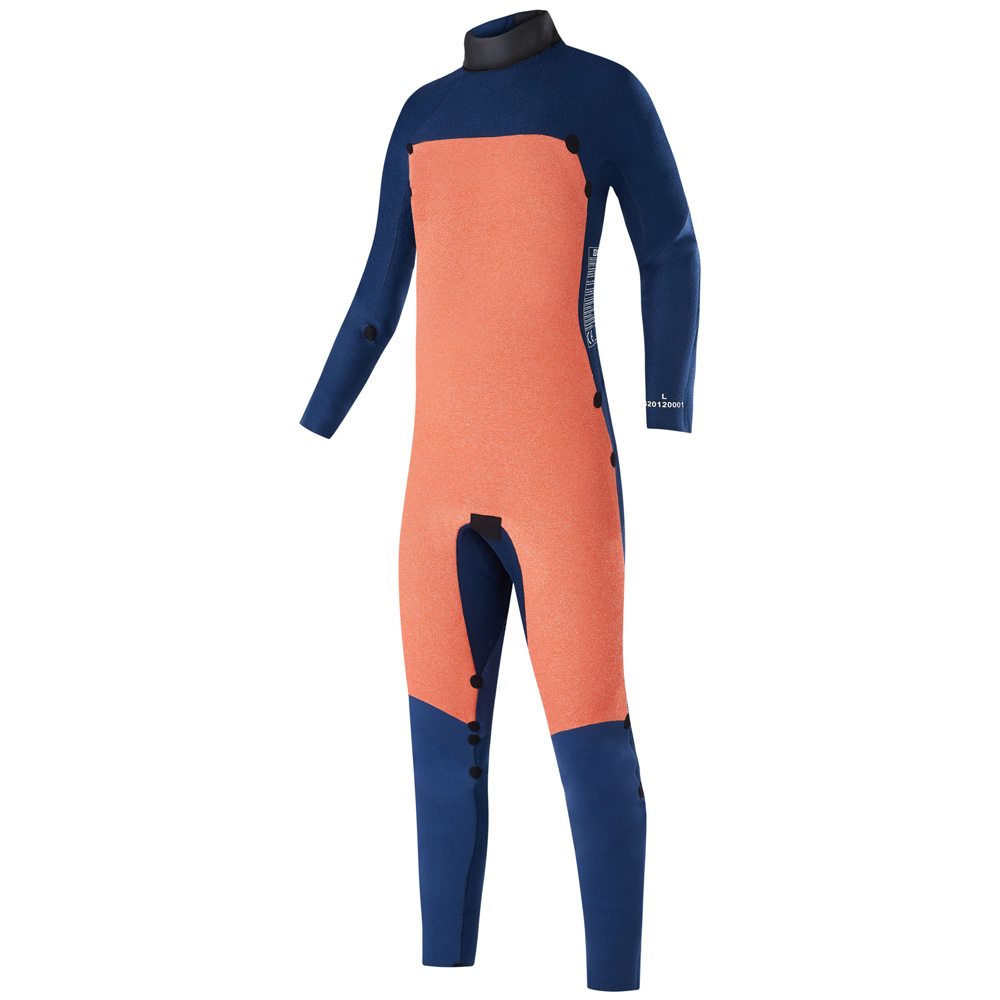 Mystic Star fullsuit 4/5mm muta da bambini nera con cerniera posteriore 3