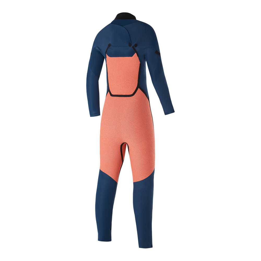 Mystic Marshall fullsuit 5/3mm zip petto bambini notte blu 4