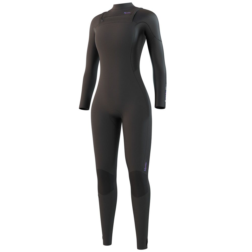 Jayde fullsuit 5/4mm con zip pettorale doppia donna nera