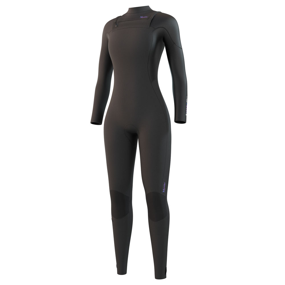 Jayde fullsuit 4/3mm doppia zip pettorale donna nero