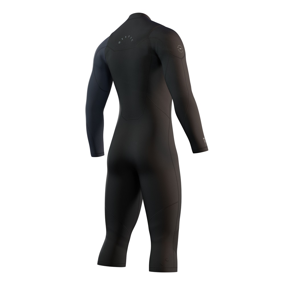 Mystic Marshall Longarm Shortleg 4/3mm Frontzip muta uomo nera 2