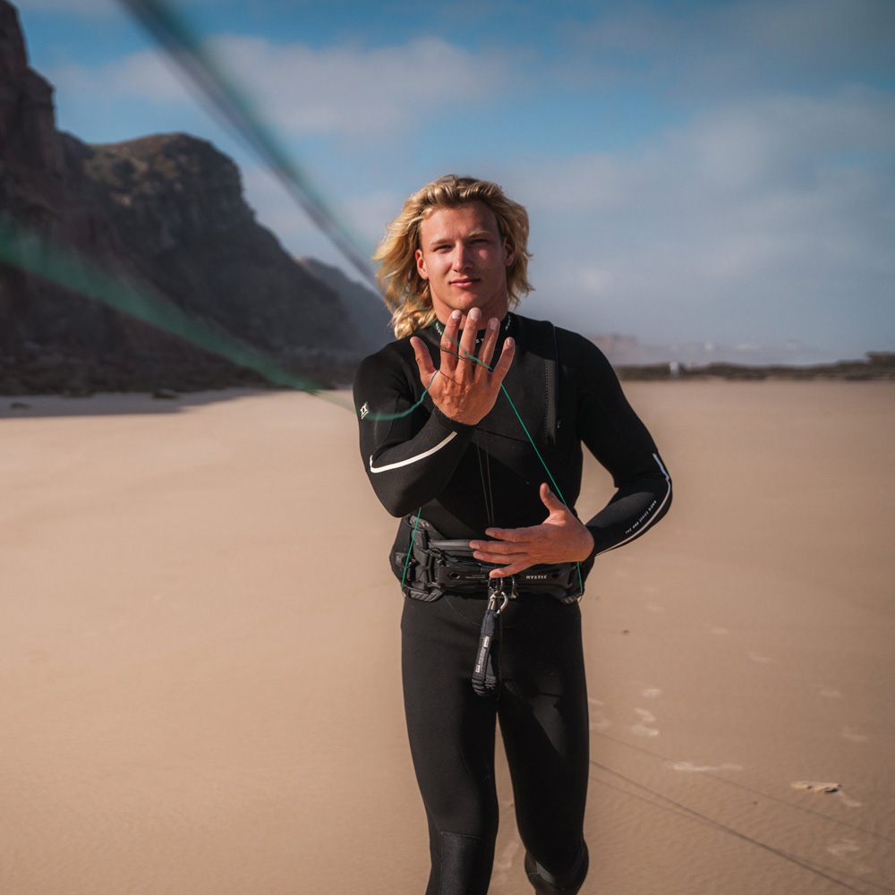 Mystic The One fullsuit 3/2 mm uomo nero zipfree 5