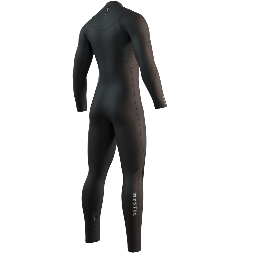 Mystic Stella Fullsuit 5/3 mm muta uomo nera con cerniera frontale 2