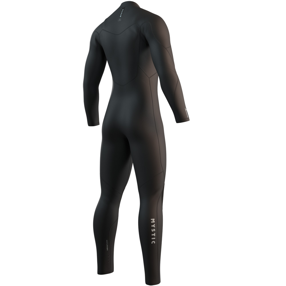 Star Fullsuit 4/3 mm muta uomo nera con cerniera frontale