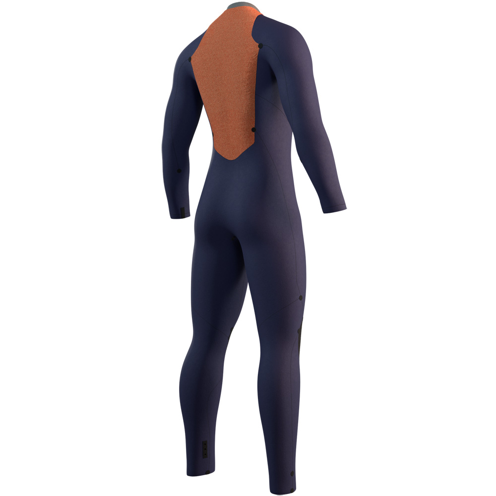 Mystic Star fullsuit 5/3 mm cerniera posteriore uomo blu scuro 4