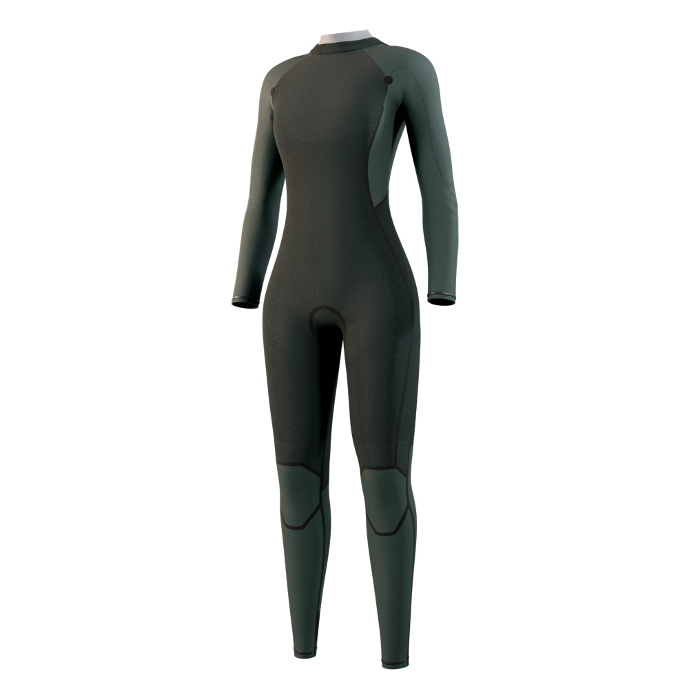 Mystic Haven fullsuit 5/3 mm cerniera posteriore donna teal blu 3