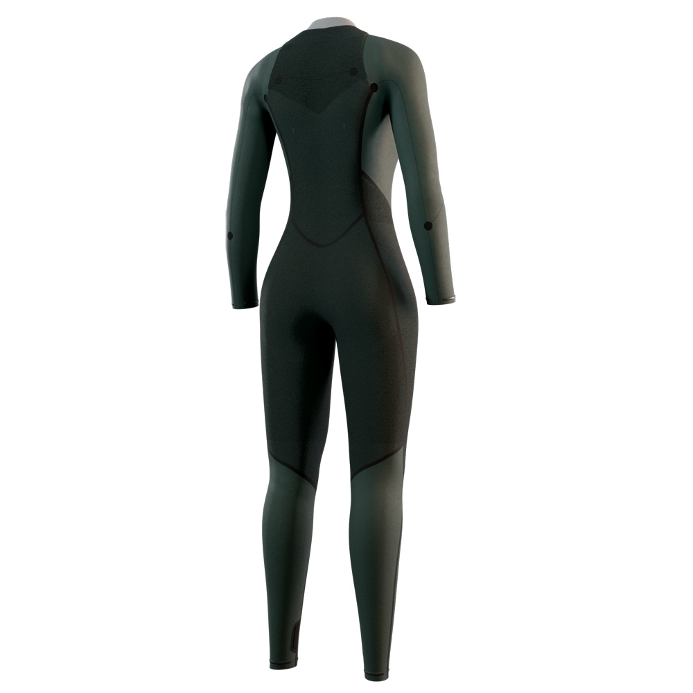 Mystic Haven fullsuit 5/3 mm cerniera posteriore donna teal blu 4