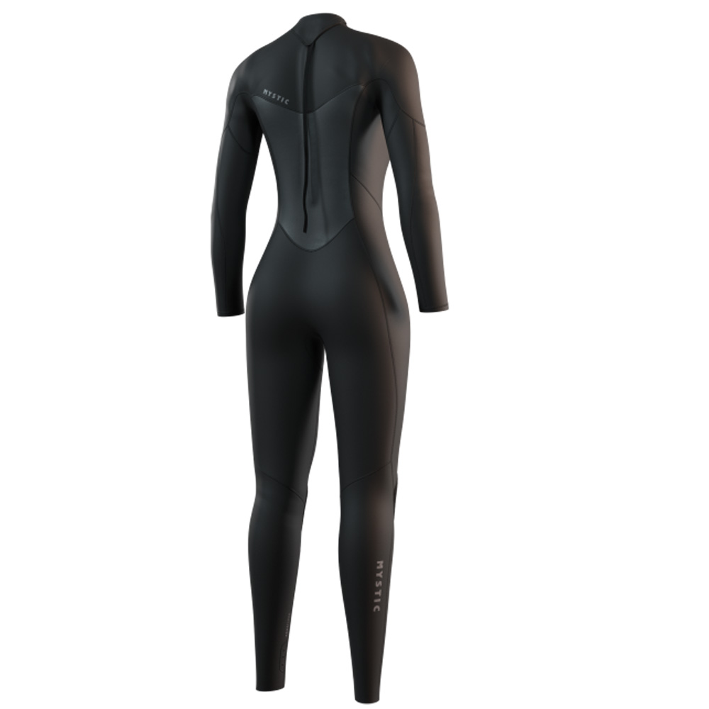 Mystic Star Fullsuit 4/3 mm muta donna nera con cerniera posteriore 2