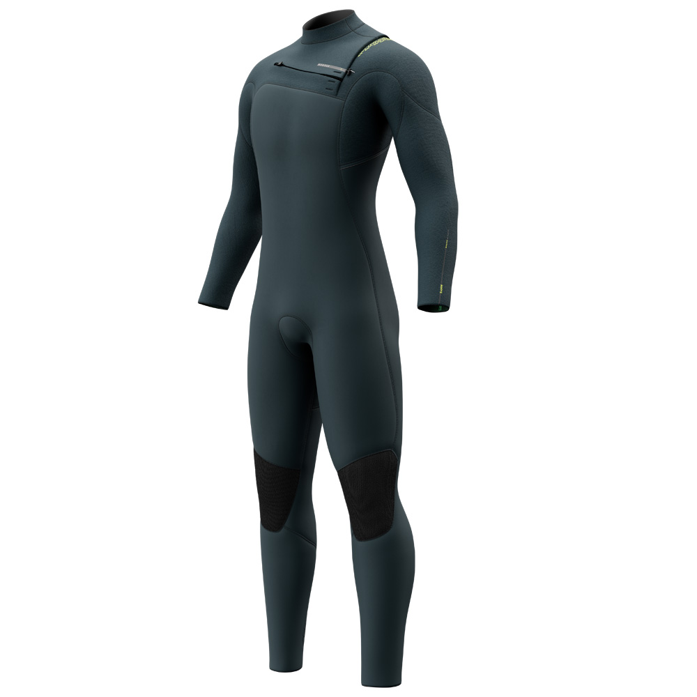 Majestic fullsuit 5/4 mm cerniera frontale uomo teal