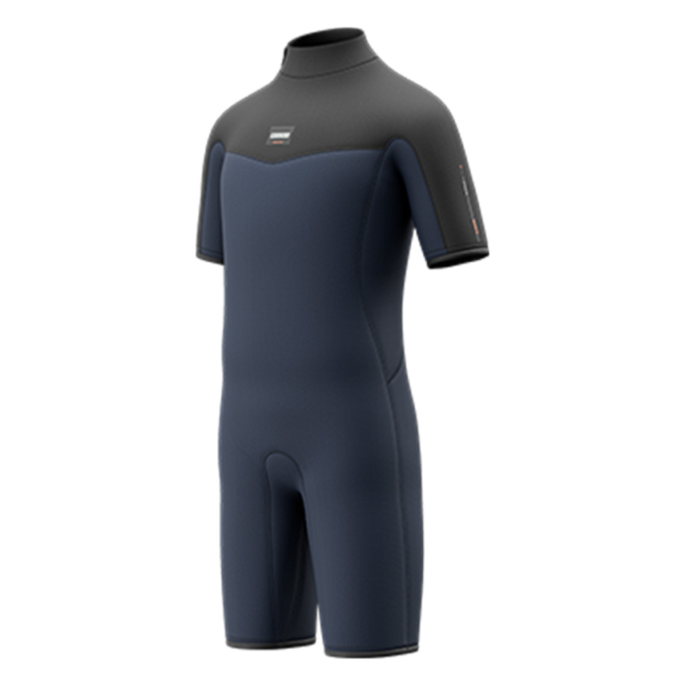 Star shorty 3/2 mm cerniera posteriore bambino nero/navy