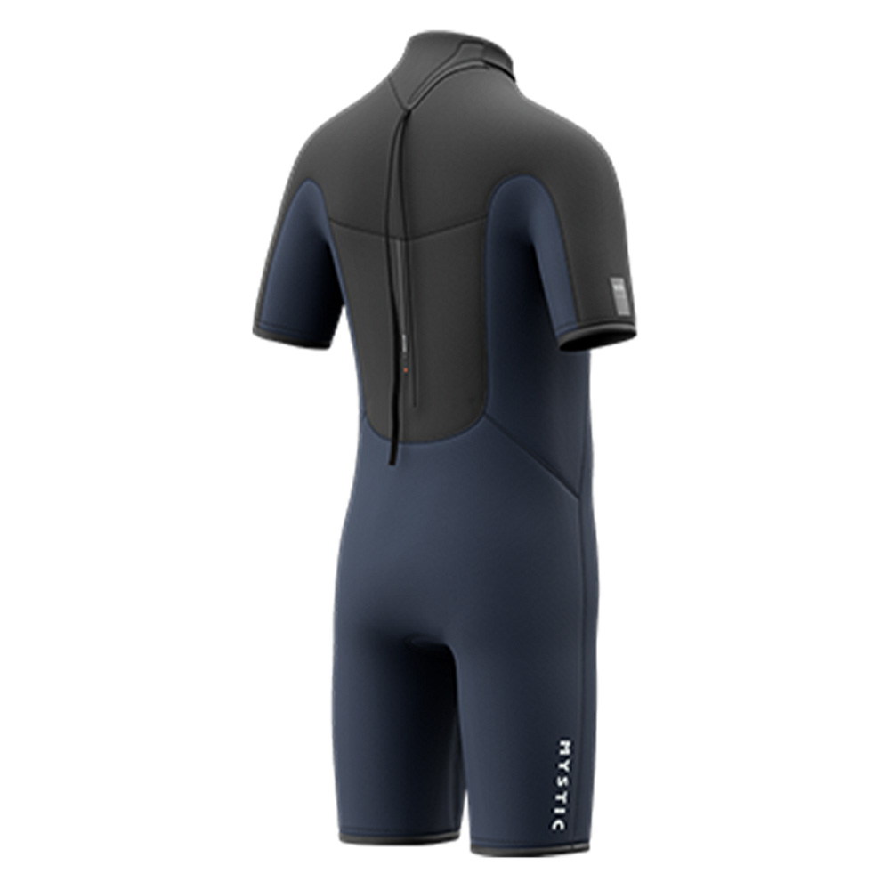 Star shorty 3/2 mm cerniera posteriore bambino nero/navy