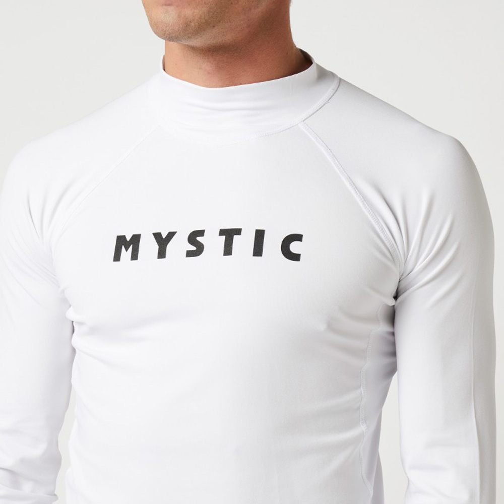 Mystic Maglia a maniche lunghe da uomo bianca Star rash guard LS 6