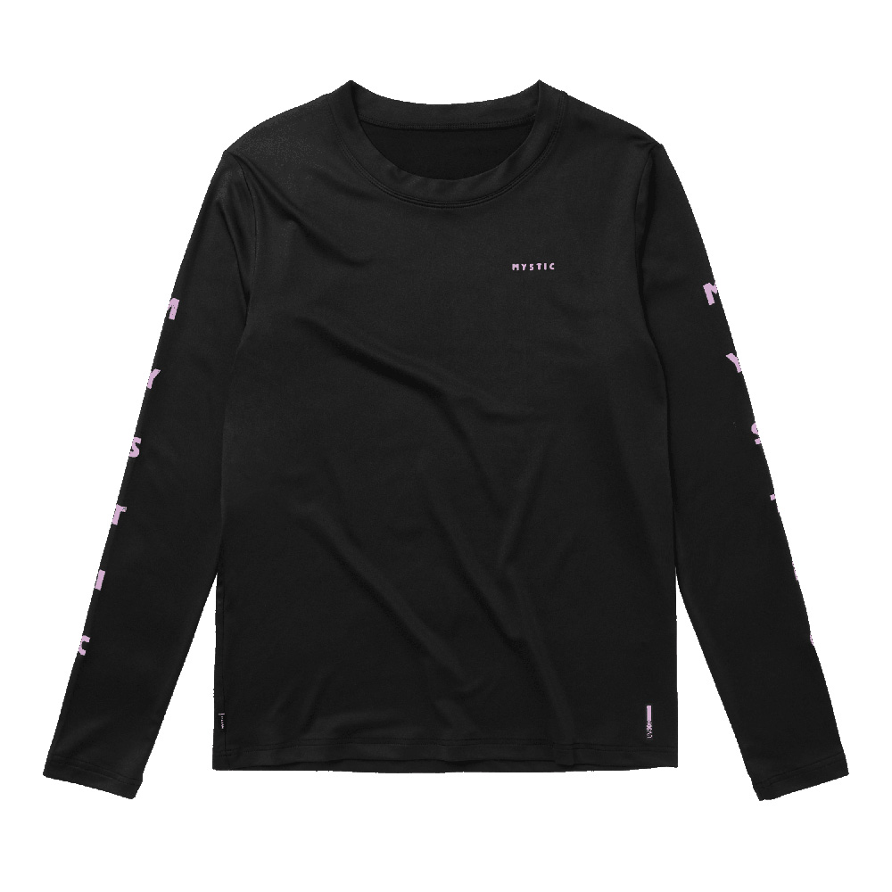 Solstice rash guard maniche lunghe donna nera