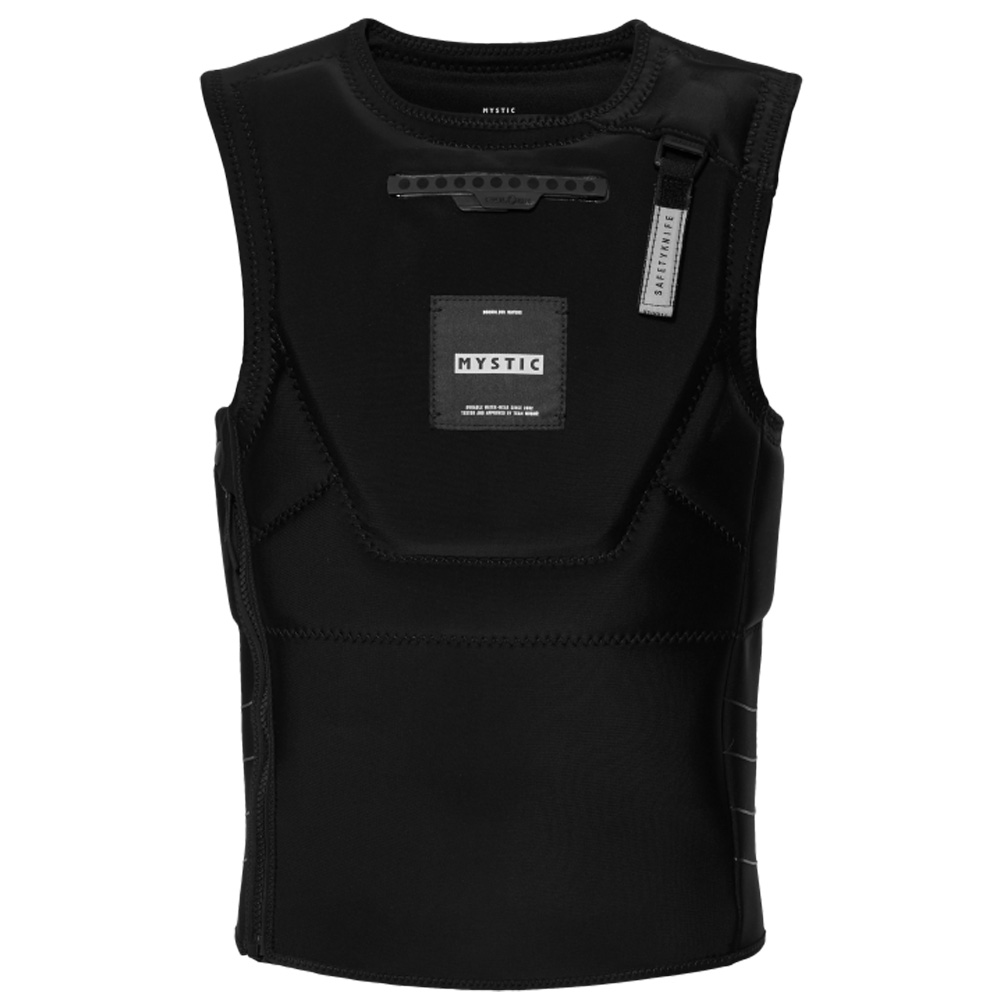 Mystic Solace giubbotto antiurto uomo nero con cerniera laterale foto 1
