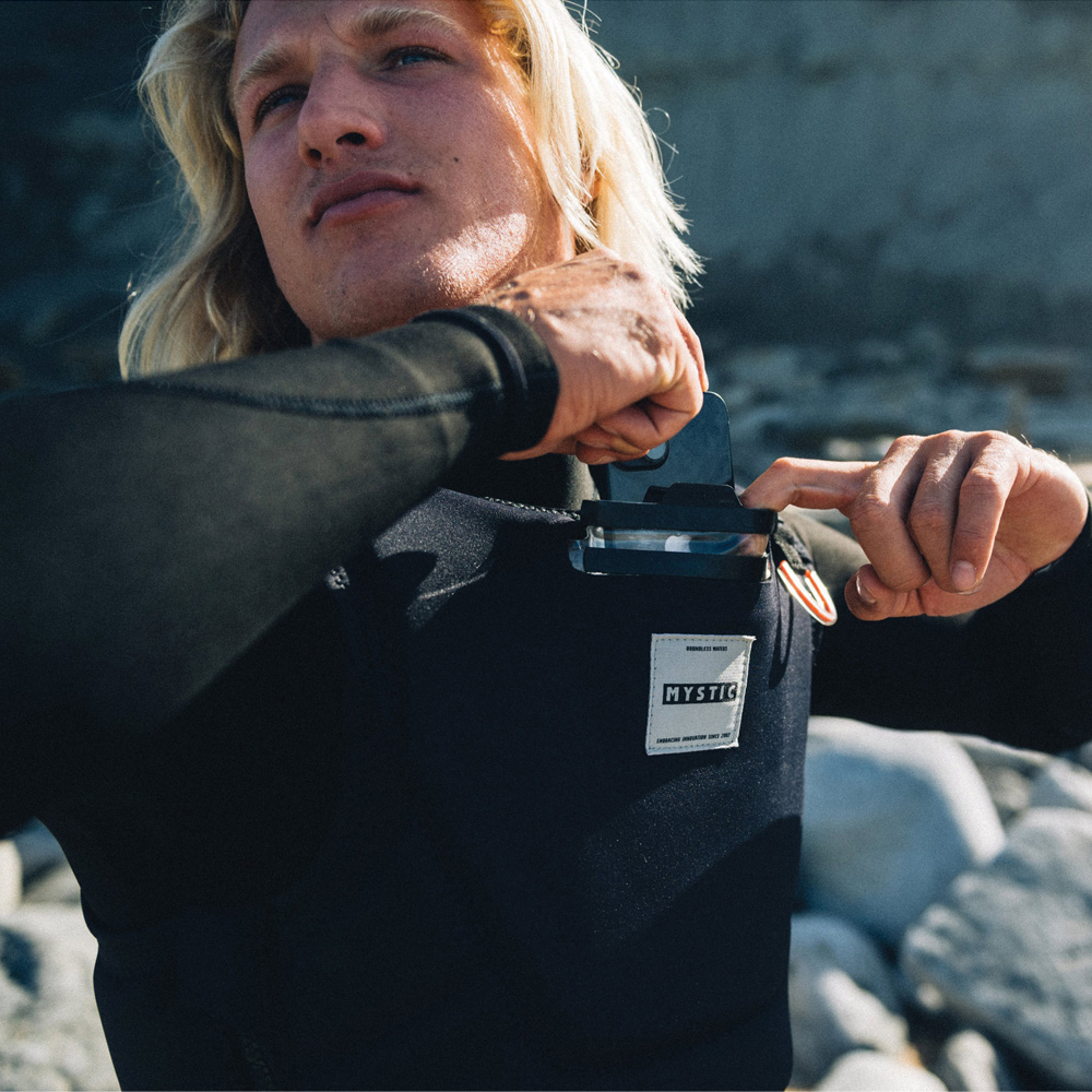 Mystic Solace giubbotto antiurto uomo nero con cerniera laterale 7