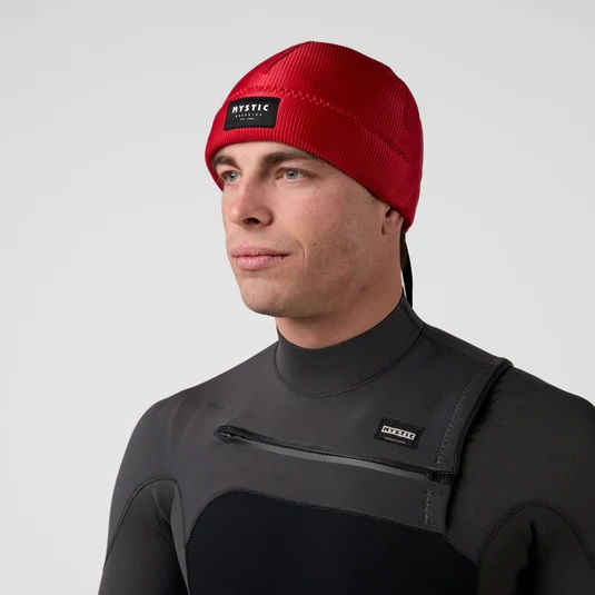 Mystic Beanie in neoprene 2mm rosso 2