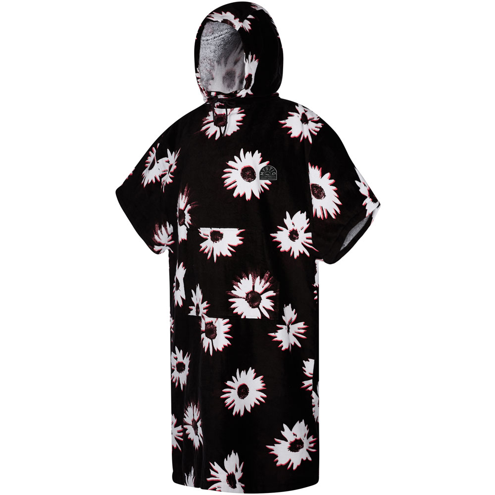 Mystic Poncho Velour nero/bianco 4