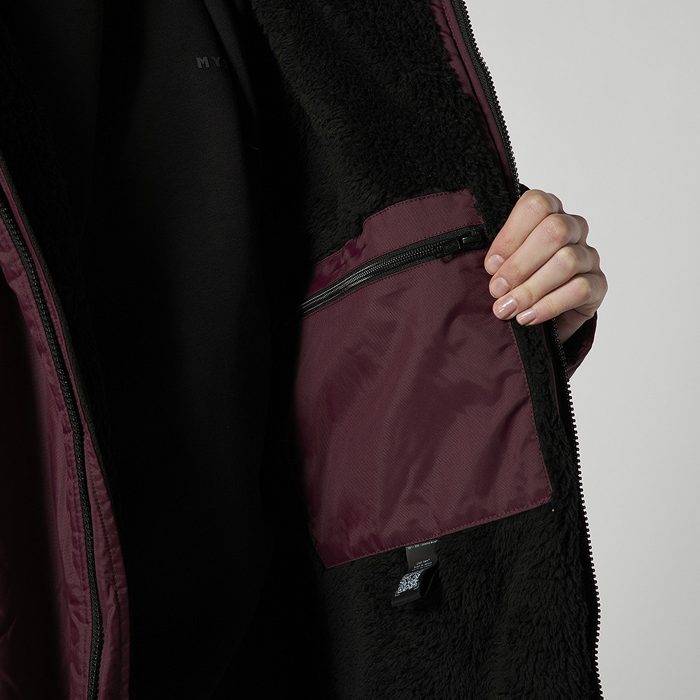 Mystic Explore poncho bordeaux rosso 6