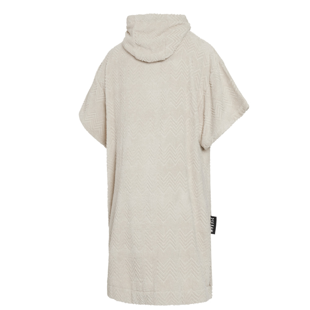 Mystic Poncho Jacquard bianco sporco 2