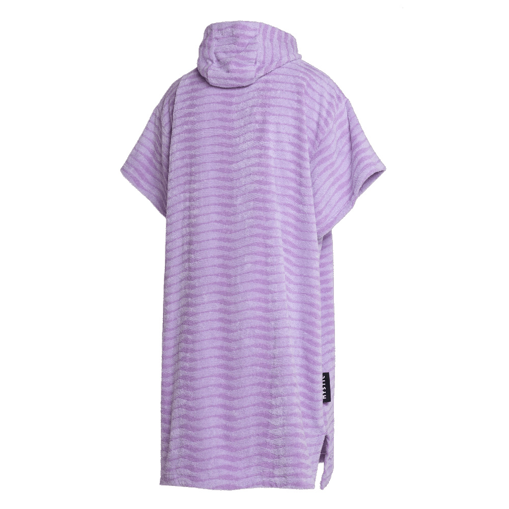 Jacquard poncho viola