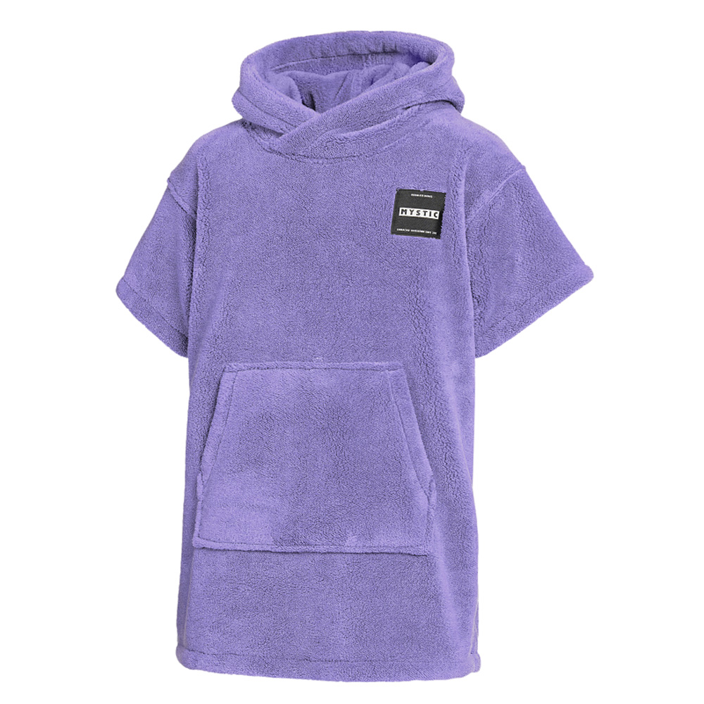 Teddy poncho bambini blu