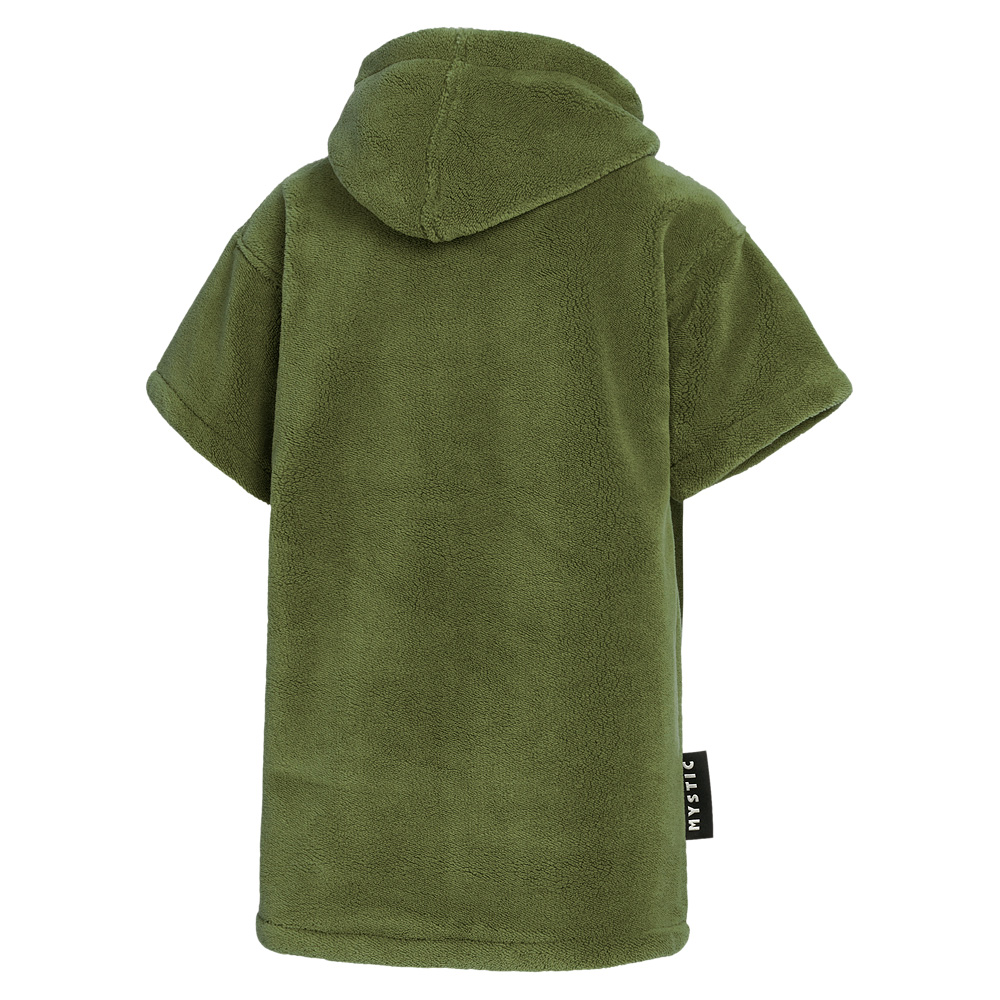 Teddy poncho bambini verde oliva