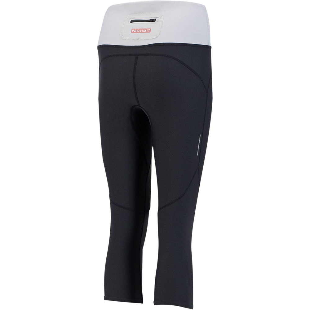 Prolimit pantaloni da sup 3/4 donna nero/grigio 2