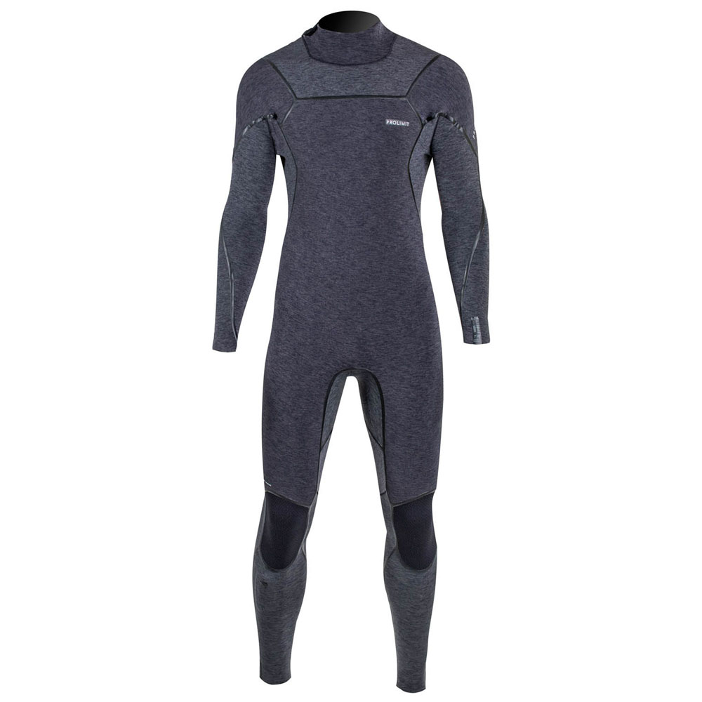 Prolimit Mercury steamer 6/4 mm wetsuit uomo nero/blu con zip sul retro foto 1