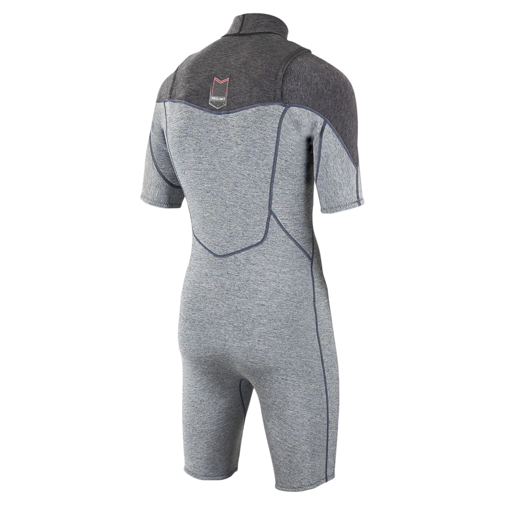 Prolimit Mercury Freezip 3/2mm Frontzip muta da uomo grigio/nero 3