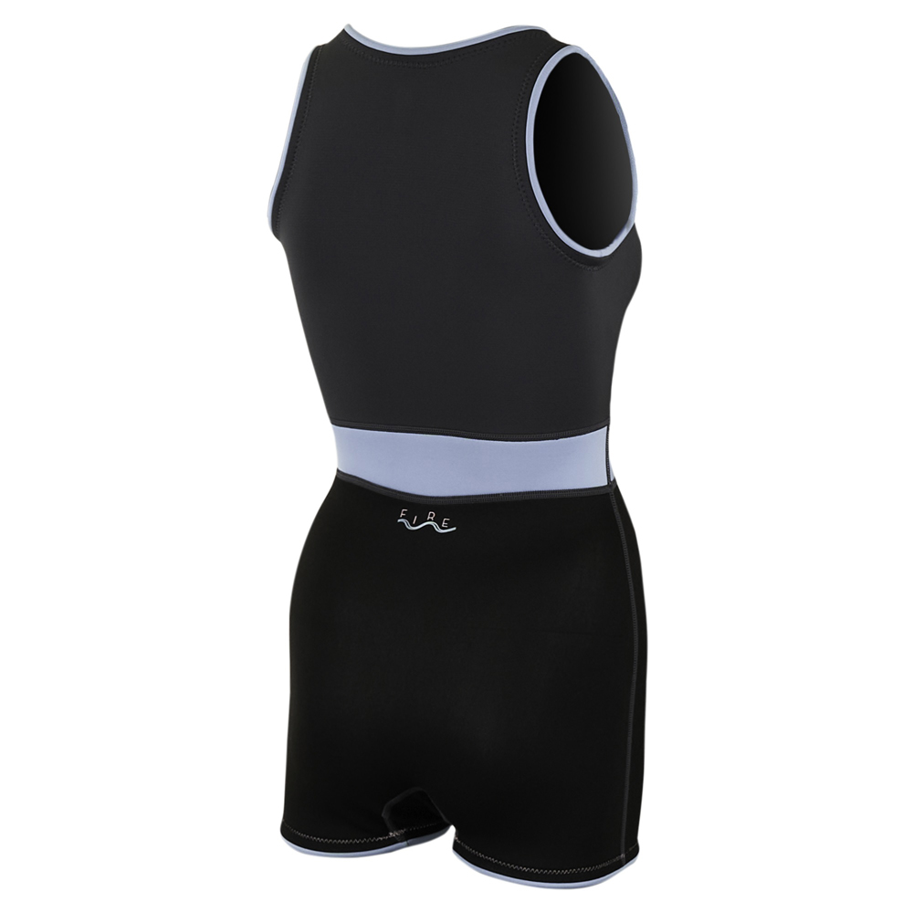 Prolimit Fire Sleeveless Shorty 2/2 mm Frontzip muta da donna grigio/blu 2