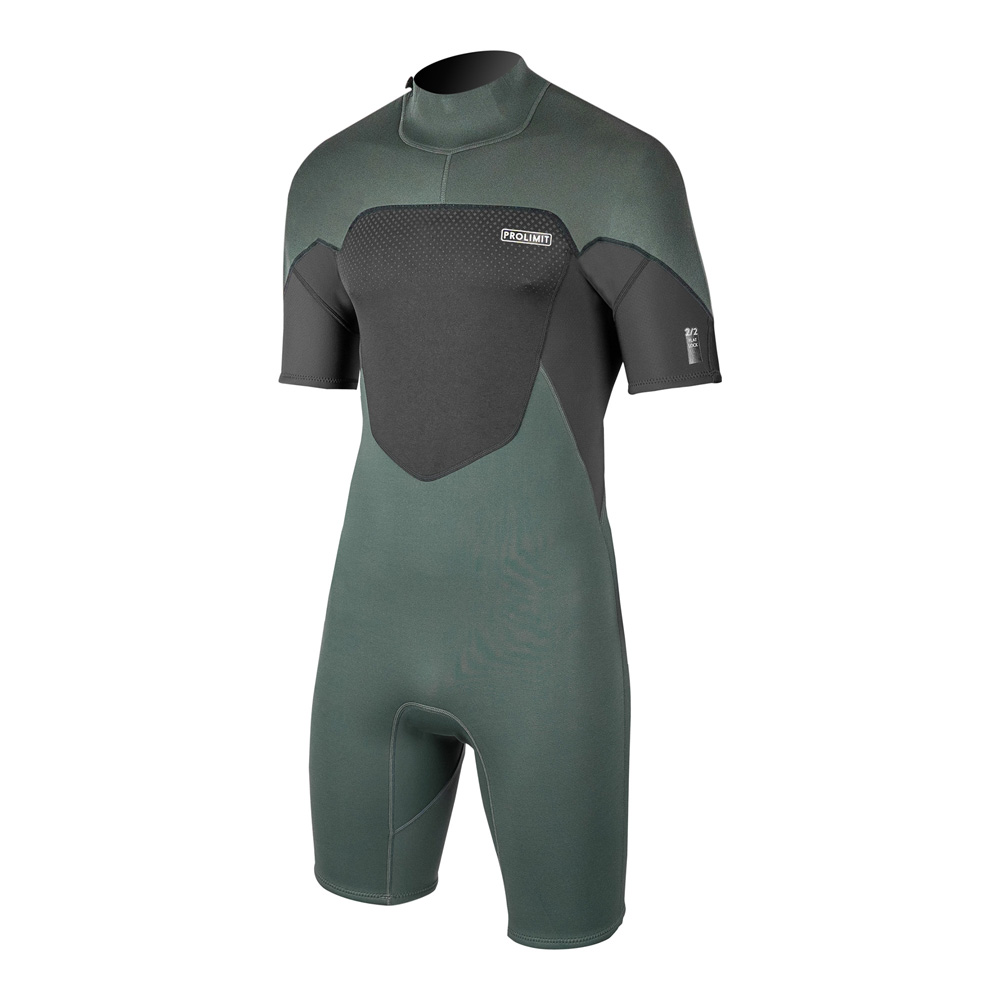 Prolimit Fusion Shorty 2/2 zip posteriore verde turchese foto 1