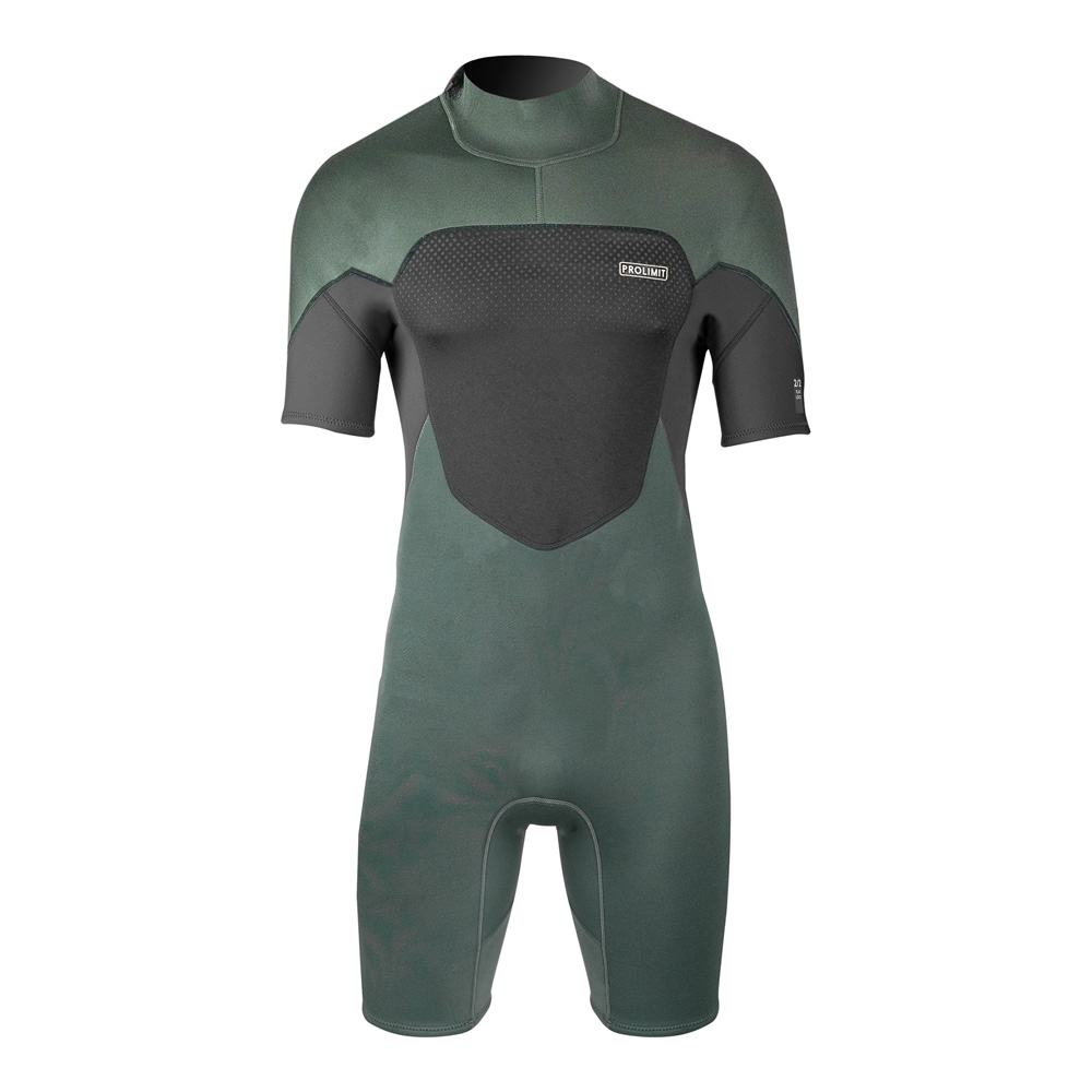 Prolimit Fusion Shorty 2/2 zip posteriore verde turchese 3