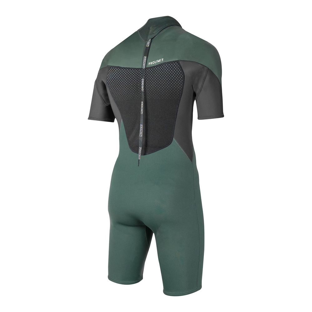 Prolimit Fusion Shorty 2/2 zip posteriore verde turchese 4