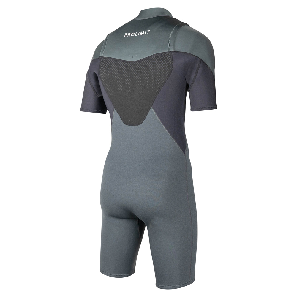Prolimit Fusion Shorty 2/2 muta da uomo teal con cerniera frontale 3