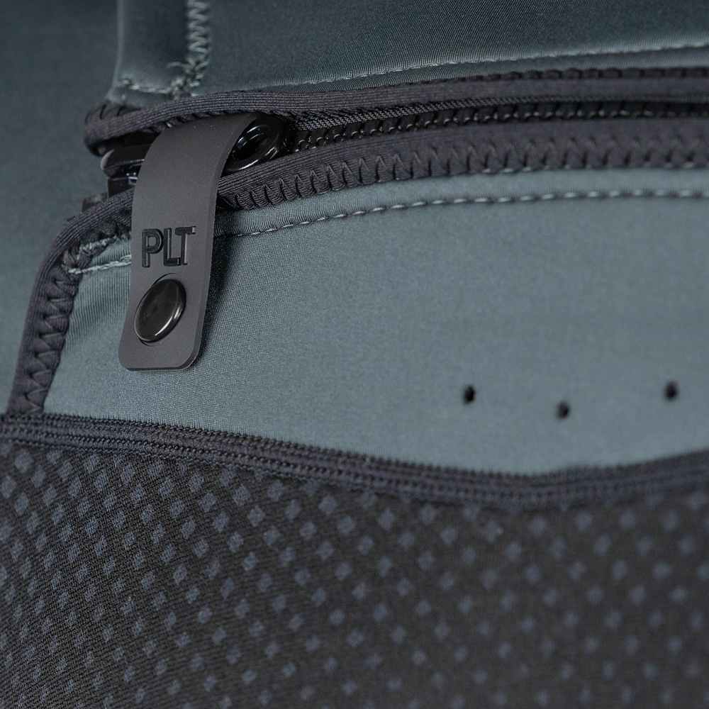 Prolimit Fusion Shorty 2/2 muta da uomo teal con cerniera frontale 4