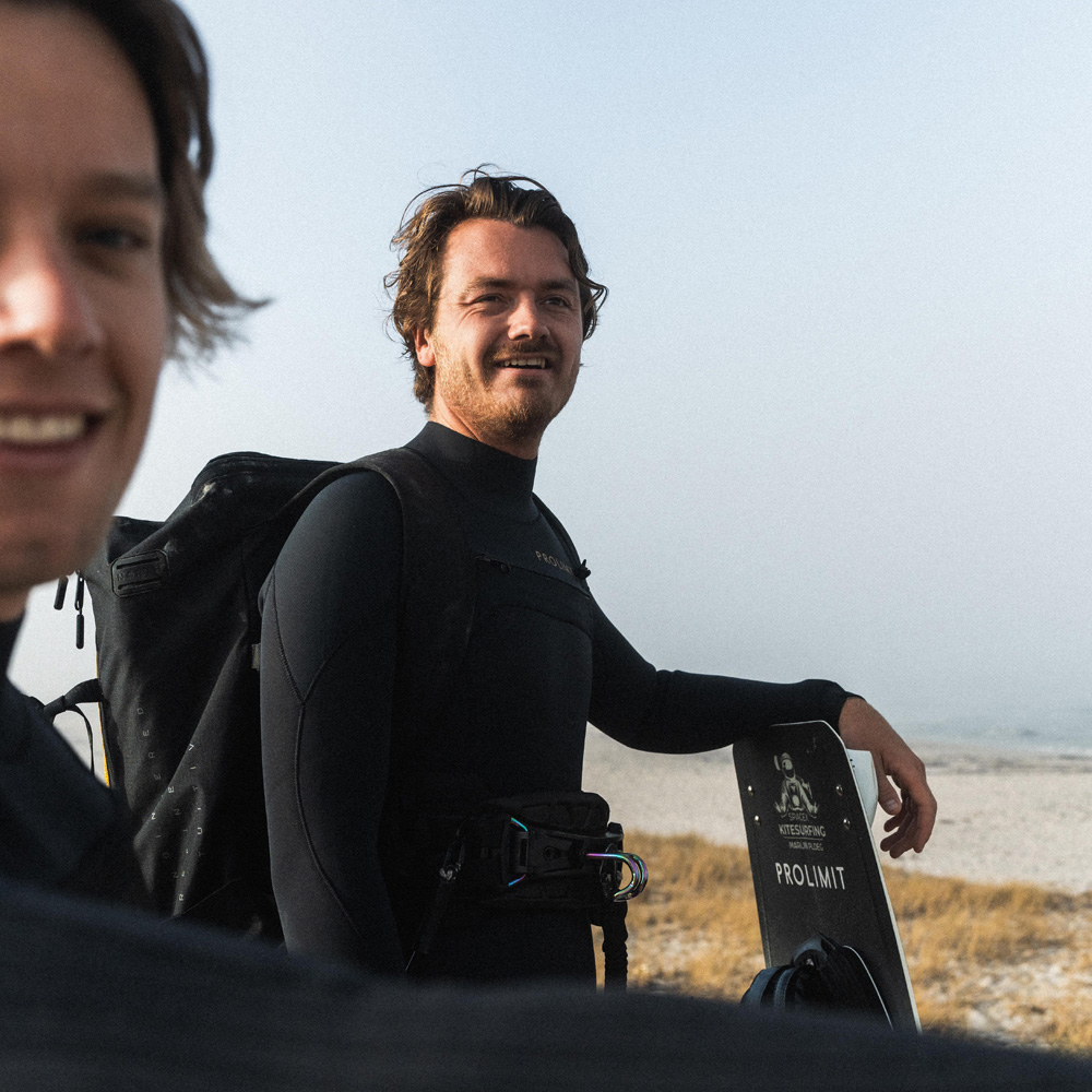 Prolimit PF3 steamer 6/4 mm muta uomo cerniera frontale nera 3