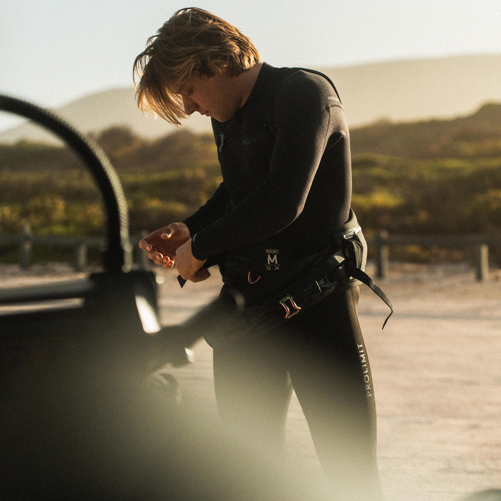 Prolimit Predator steamer 5/4 mm muta uomo cerniera posteriore nera 8