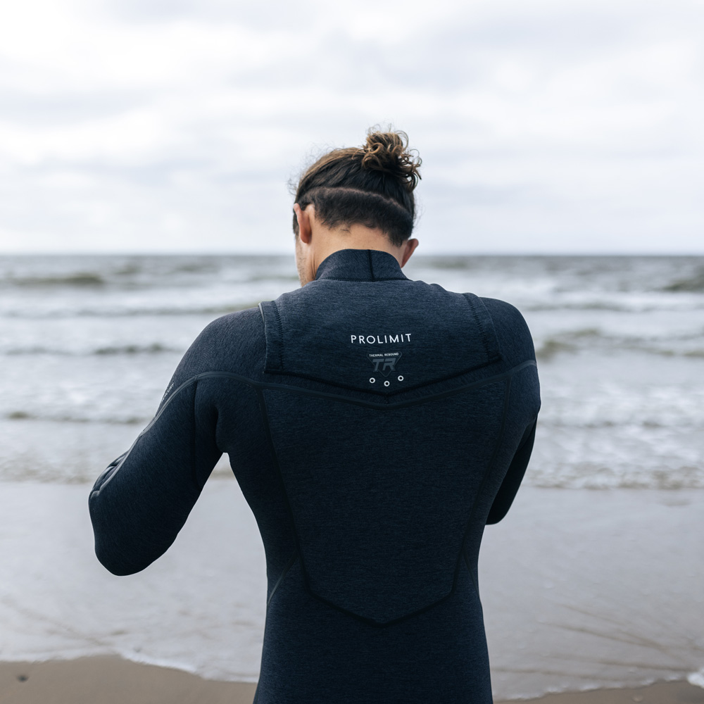 Prolimit Mercury steamer 3/2 mm freezip muta uomo nera 3