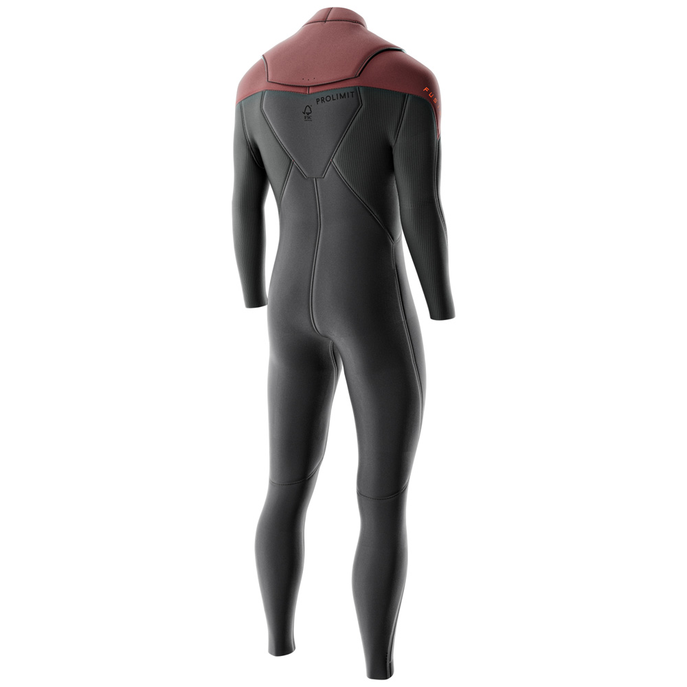 Prolimit Fusion Steamer Freezip 5/4 mm adolescente rosso 3